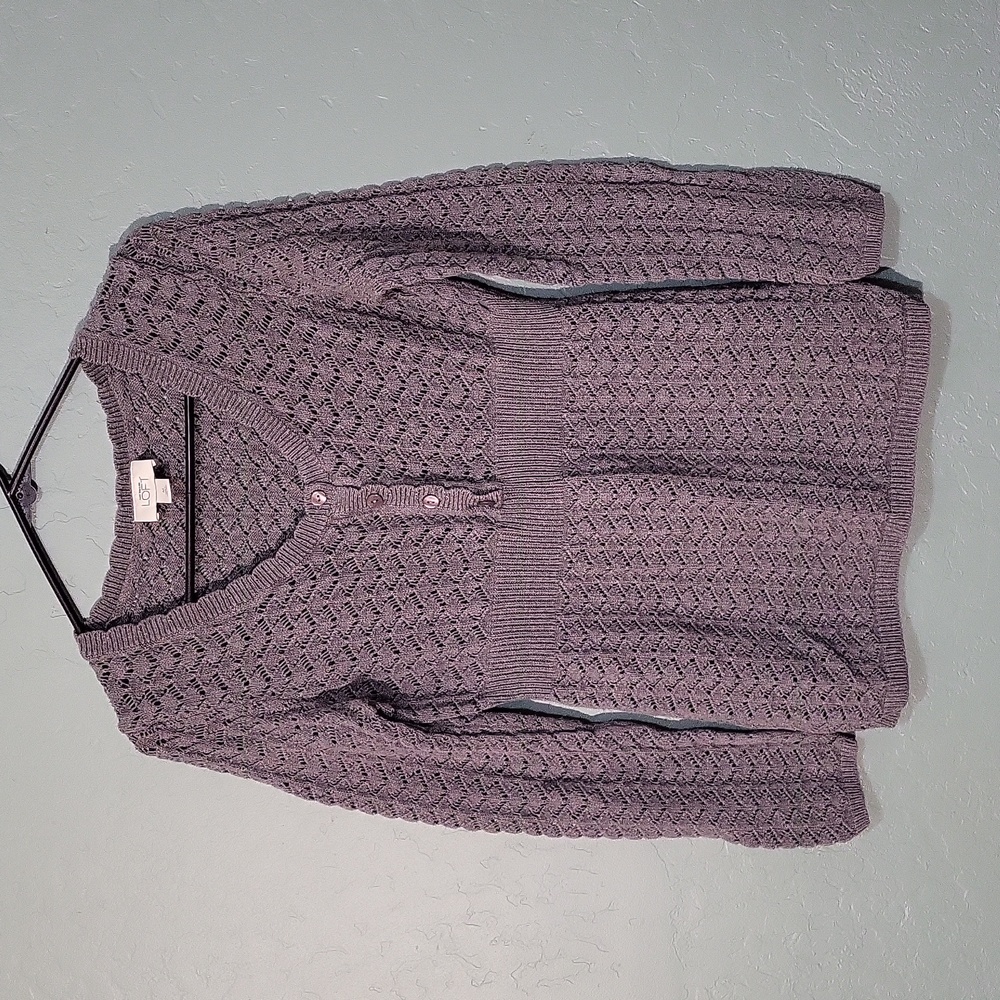 Ann Taylor Loft grey sweater